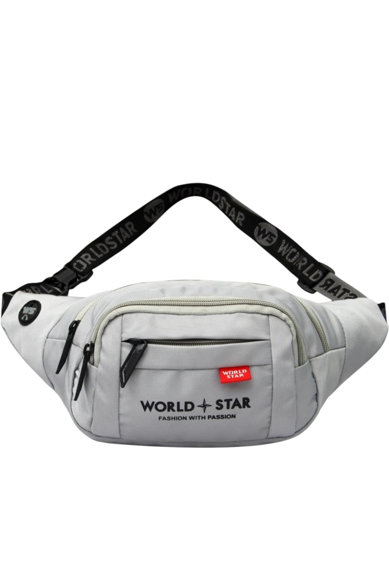 waist bag fanny pack for travel, hiking and trekking, navy white, adjustable strap with multiple compartments