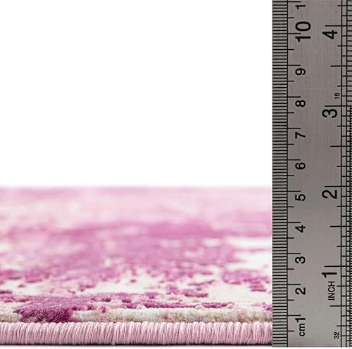 Miniatura 2 de Unique Loom Jill Zarin Uptown Collection - Alfombra de área Lexington Avenue (4 pies 1 pulgada x 6 pies 1 pulgada, rectangular, rosamarfil)