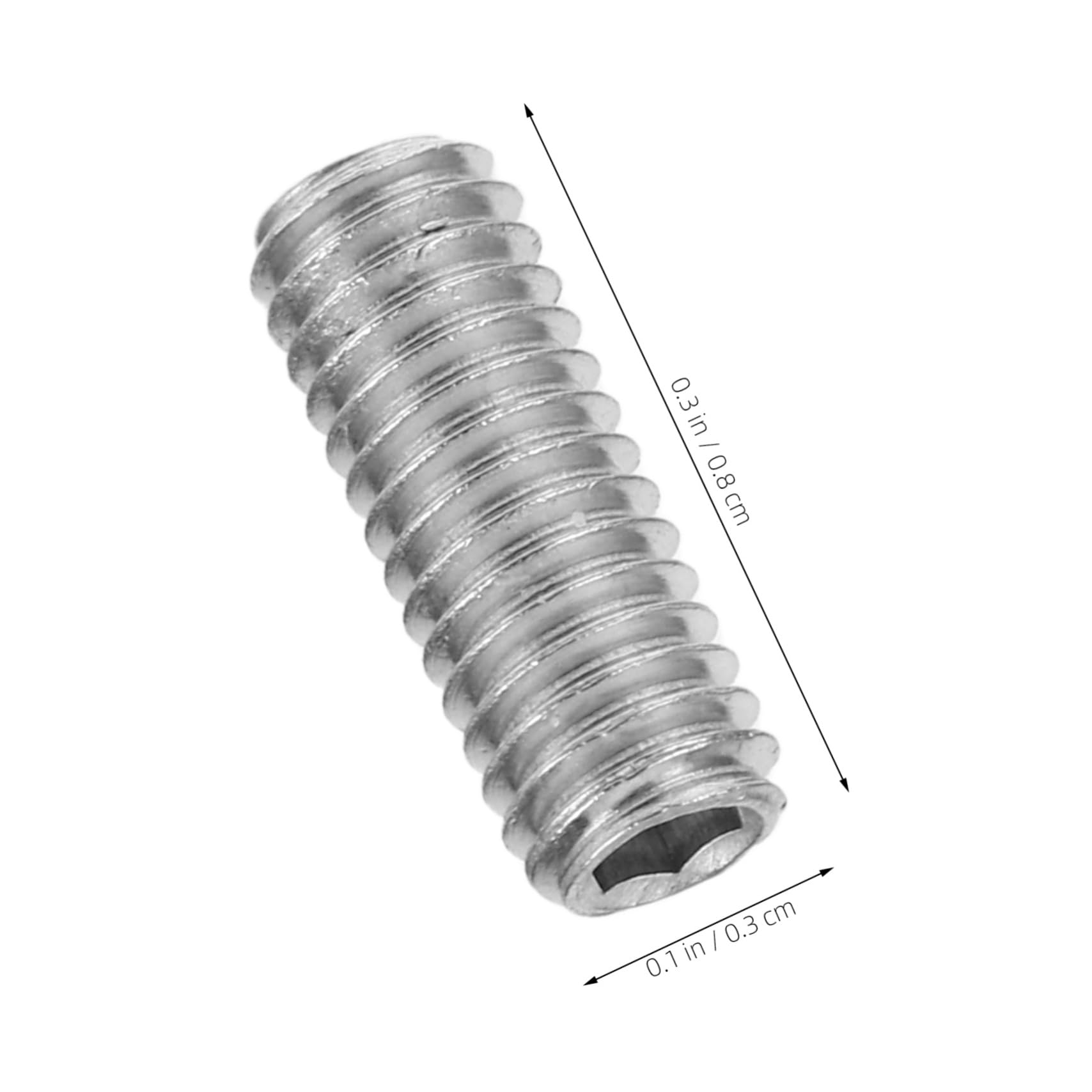 GOOHOCHY 12pcs Electric Guitar Nut Electric Guitar Kit Acoustic Guitar Bridge Screws Guitar Maintenance Kit Screws for Guitar Bridge Electric Guitar Screws Stainless Steel Silver