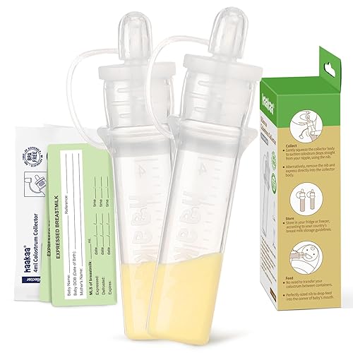 haakaa Coleccionistas de calostro para que las madres lactantes recolecten el calostro tienda y alimenten con calostro 01 oz01fl oz 2 piezas haakaa Coleccionistas de calostro para que las madres lactantes recolecten el calostro tienda y alimenten con calostro 01 oz01fl oz 2 piezas
