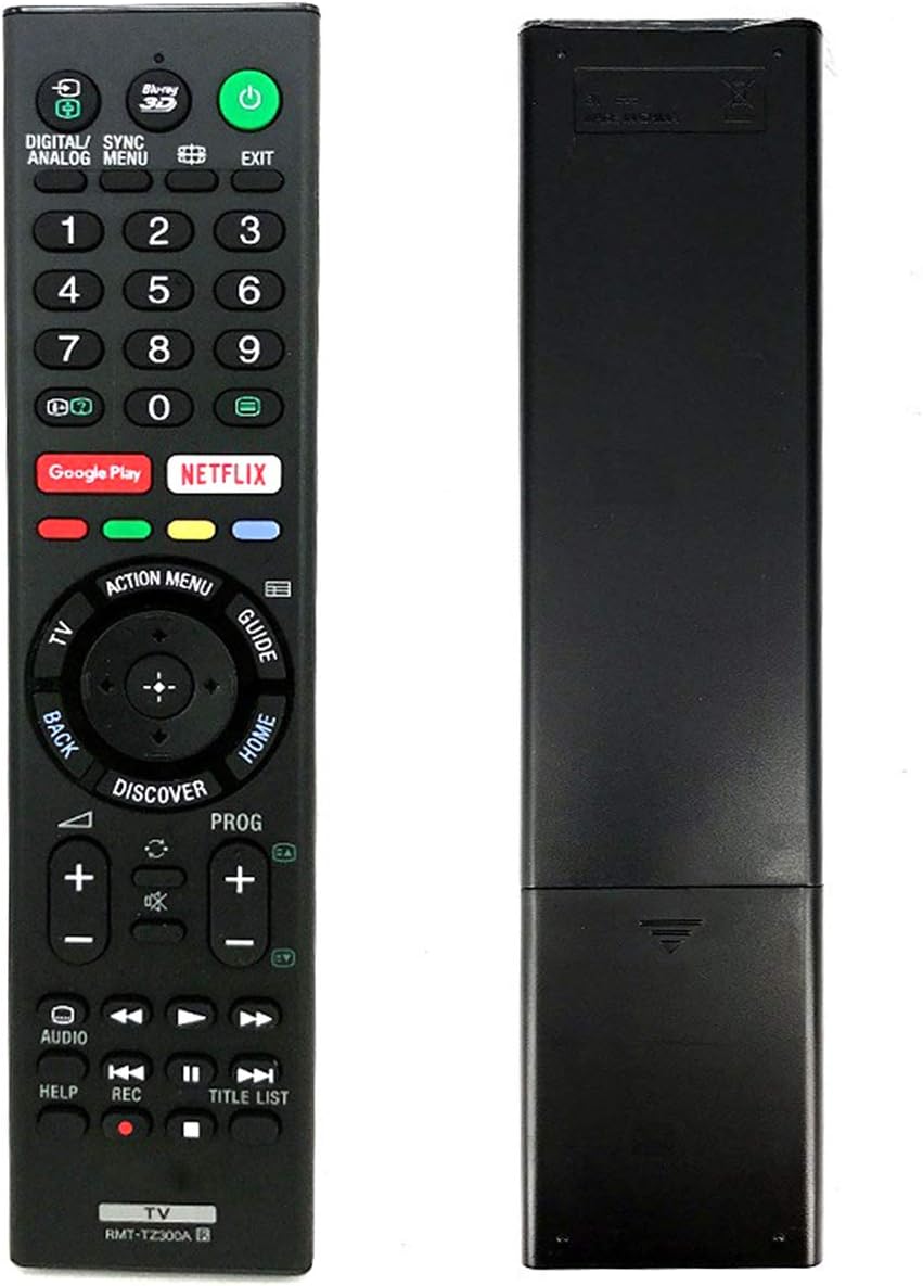 DELMO Remote Control Compatible with Sony TV RMT-TZ300A RMF-TX200P RMF-TX200E RMF-TX200U RMF-TX200B RMF-TX201U RMF-TX200A