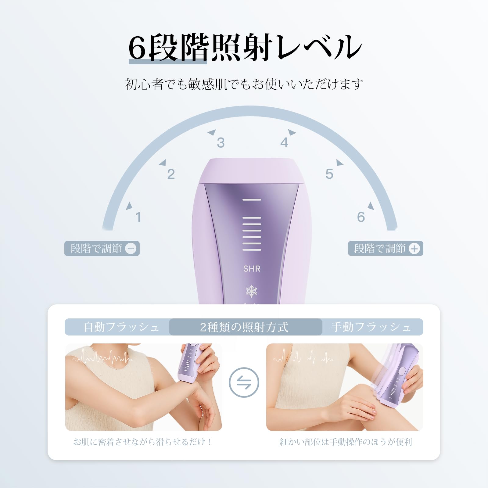 Amazon | Yete（エイティー）脱毛器【SHR6回連続照射】IPL光美容器