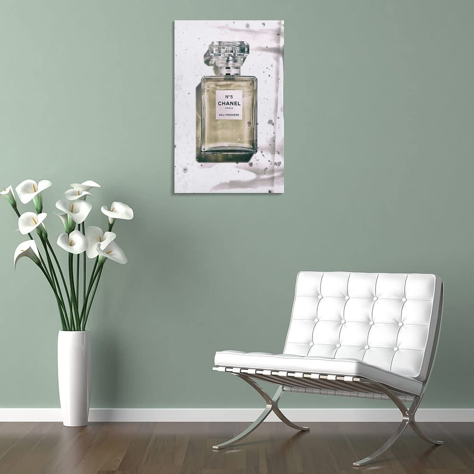 値下げ❣️シャネル　アートポスター/香水瓶No5シルバーフレーム入り(他のカラ有) Amazon.com: Chanel No 5 Perfume Bottle Art Poster Poster
