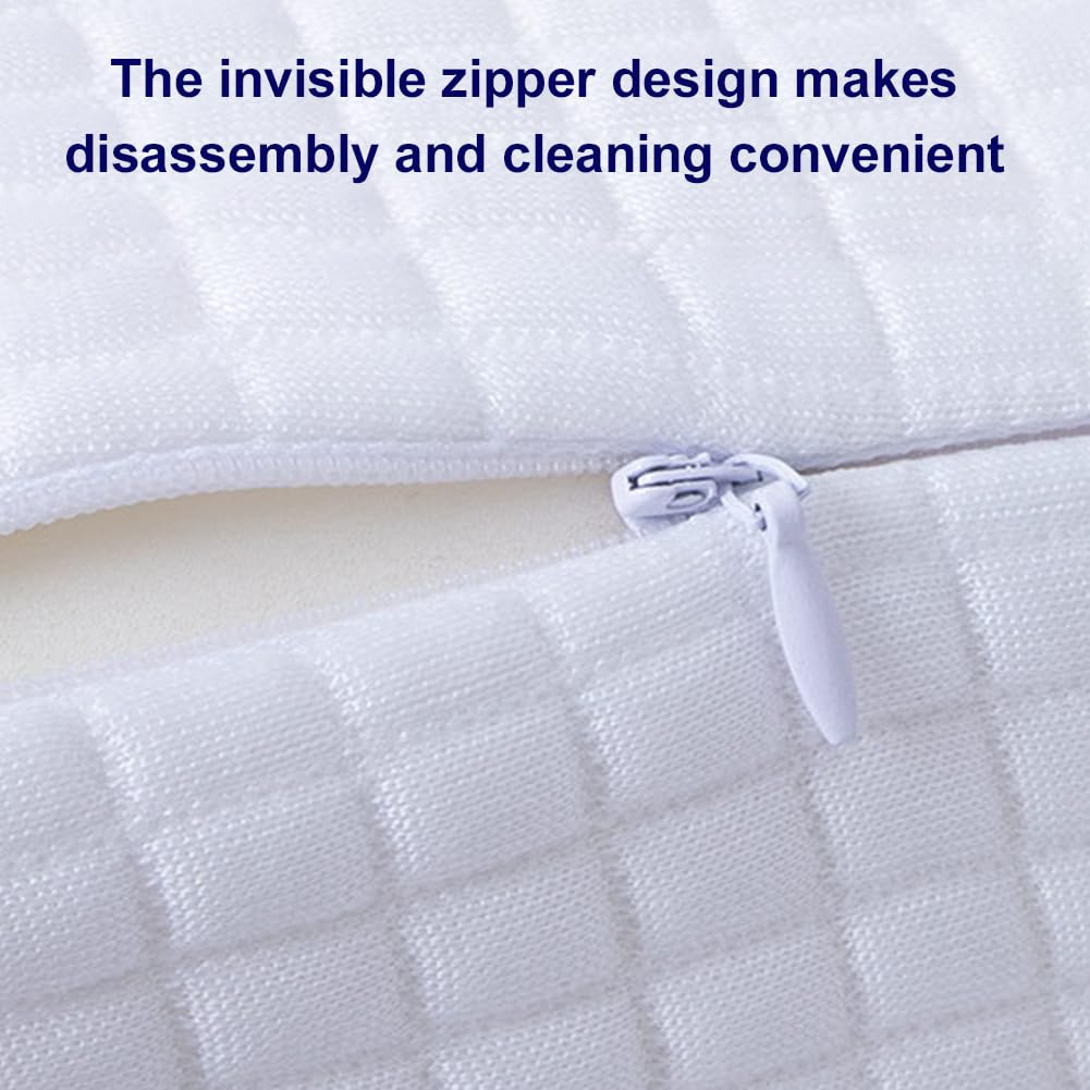 Memory-Foam-Kissen, Schmetterlingsform, ergonomisches orthopädisches Kissen, langsamer Rückprall, konturiertes Stützkissen, atmungsaktiv, weich, stützendes Nackenkissen für Seiten-/Rücken
