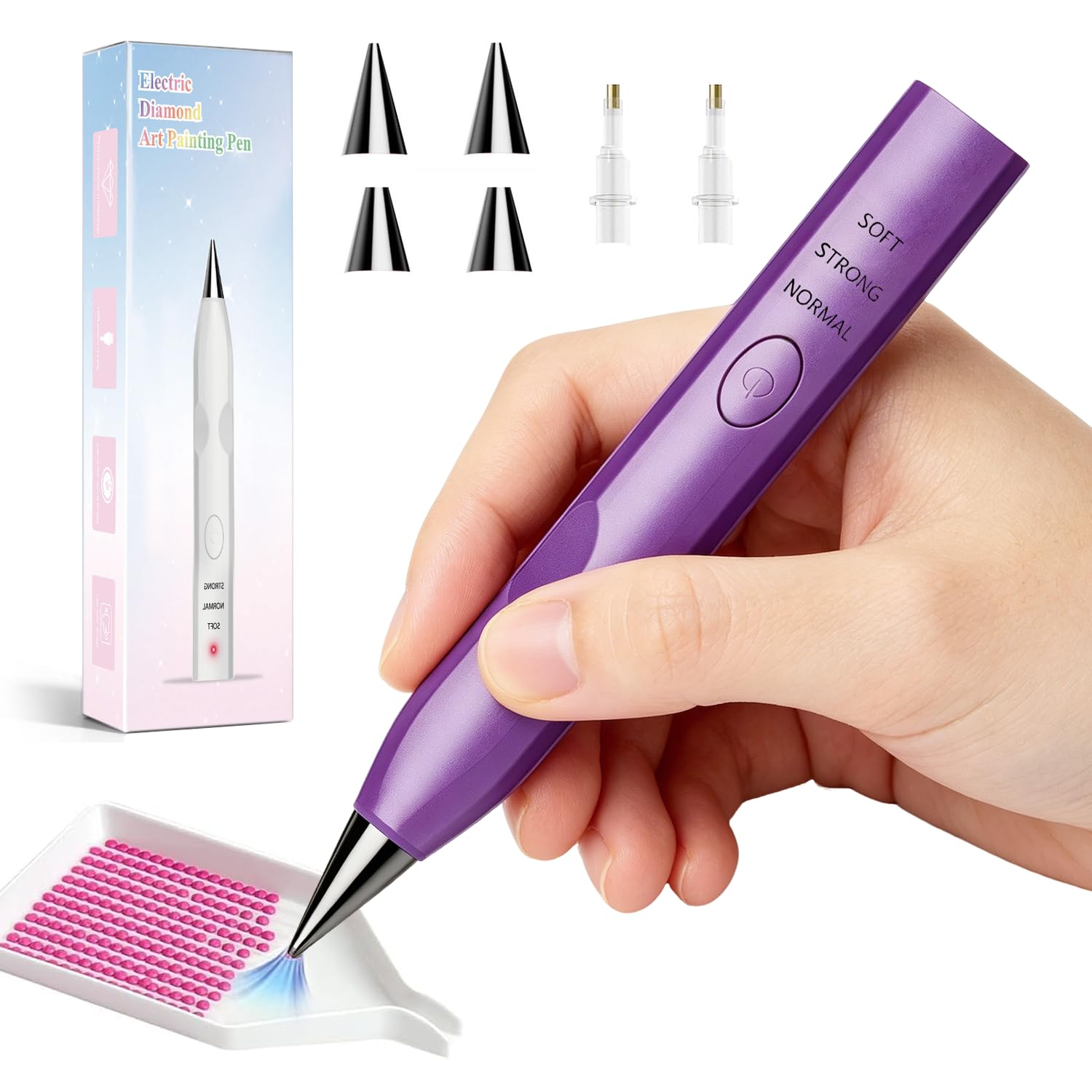 Rotulador eléctrico para pintura de diamantes: accesorio ideal para tus horas de ocio