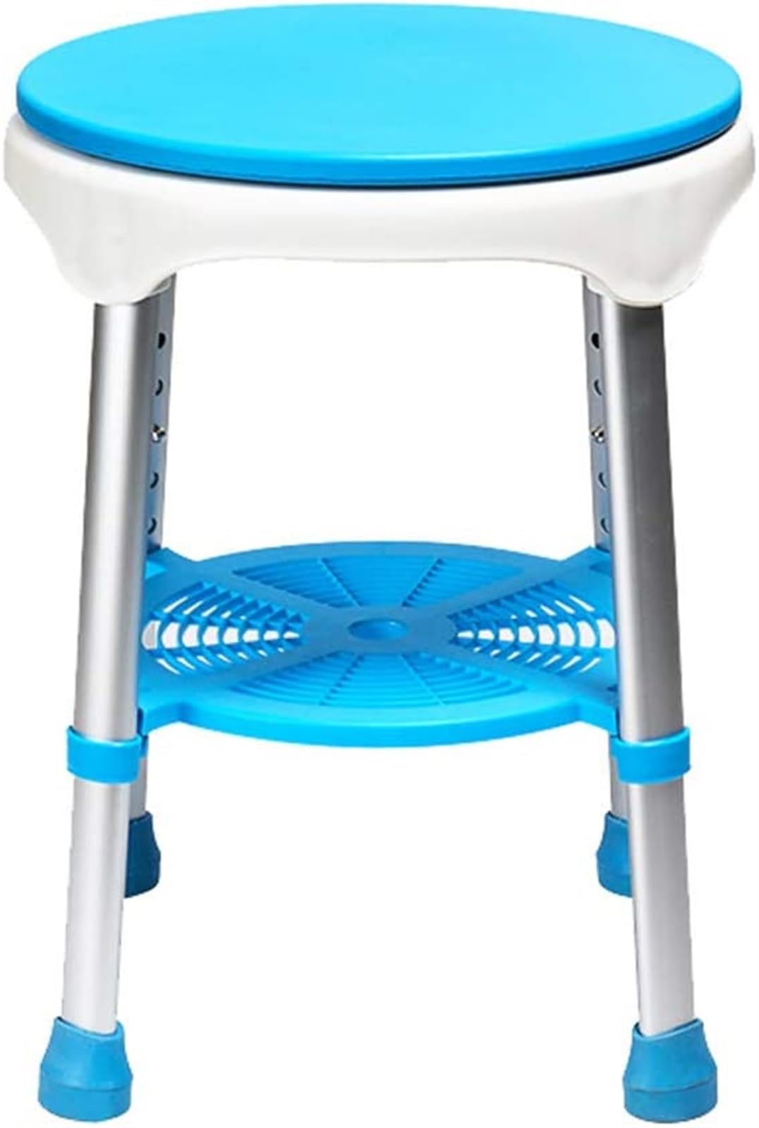 Tabouret de douche antidérapant pour handicapés et femme enceinte avec assise rotative
