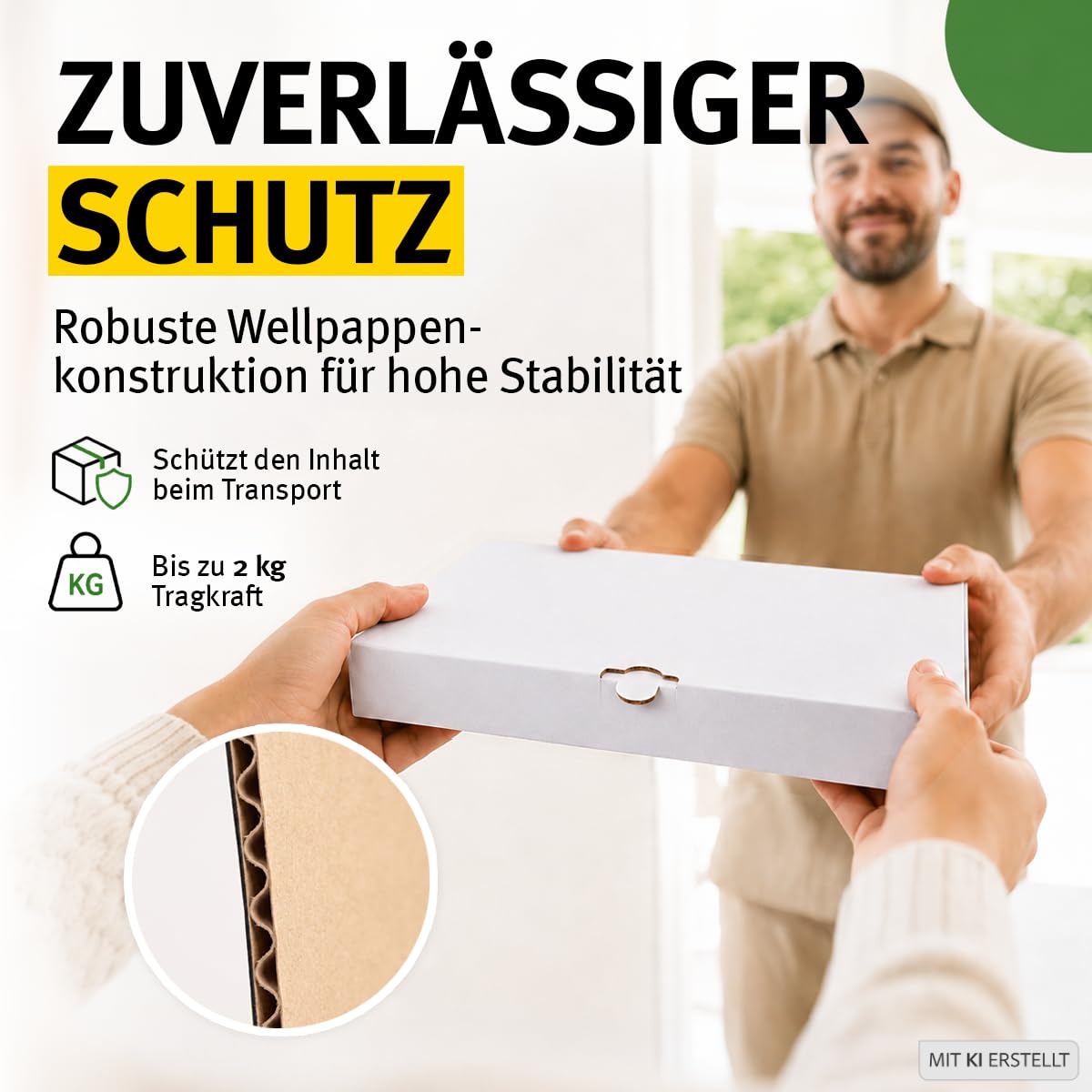 100 cartons Maxibrief, blanc, taille et quantité au choix, carton d'expédition, marchandises, envoi de livres, carton postal, Poste DHL Hermes DPD GLS UPS (240 x 160 x 50 mm, blanc)