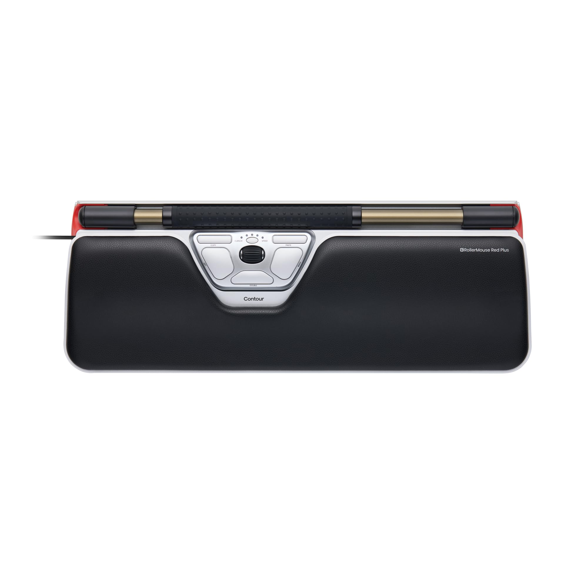 Contour Design RollerMouse Red Plus, Client Fin, Filaire - pointeur centré - Ergonomique - pour droitiers et gauchers - avec Fil - USB-C