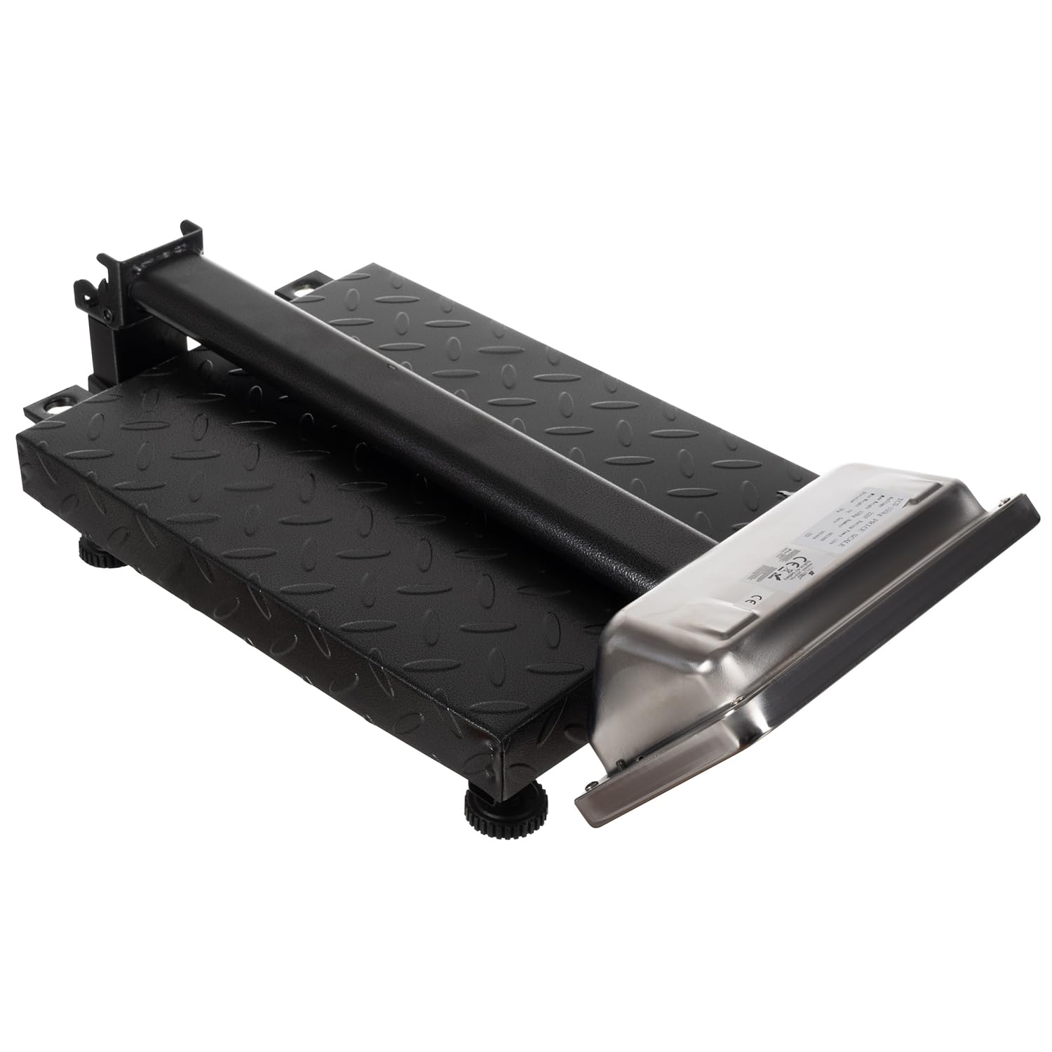 Cyfrowa waga platformowa, składana, 150 kg/50 g, wyświetlacz LED, regulowana, zasilanie bateryjne/sieciowe, funkcja tarowania, waga przemysłowa 23537