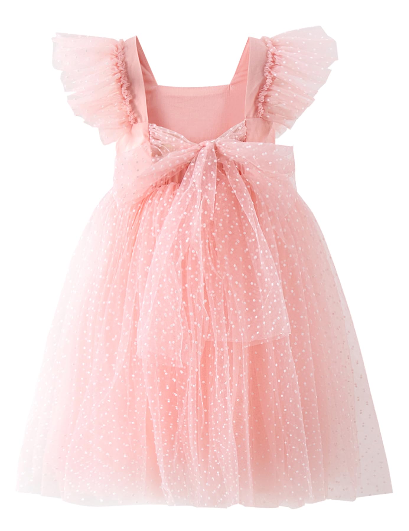 Tutu.kk Toddler Girls Vintage Party Dress A-Line Tulle Flower Girl Dresses
