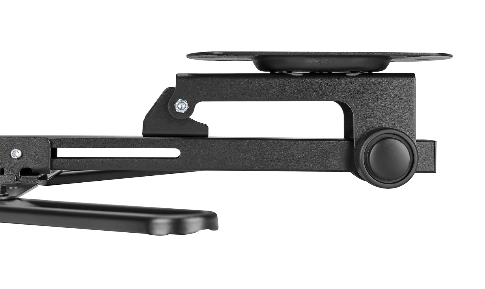 mywall Soporte de techo plegable para TV HL45-3L, capacidad de carga de hasta 20 kg pantallas de 23-55 pulgadas, altura ajustable, diseño que ahorra espacio, montaje en techo inclinado, giro integrado