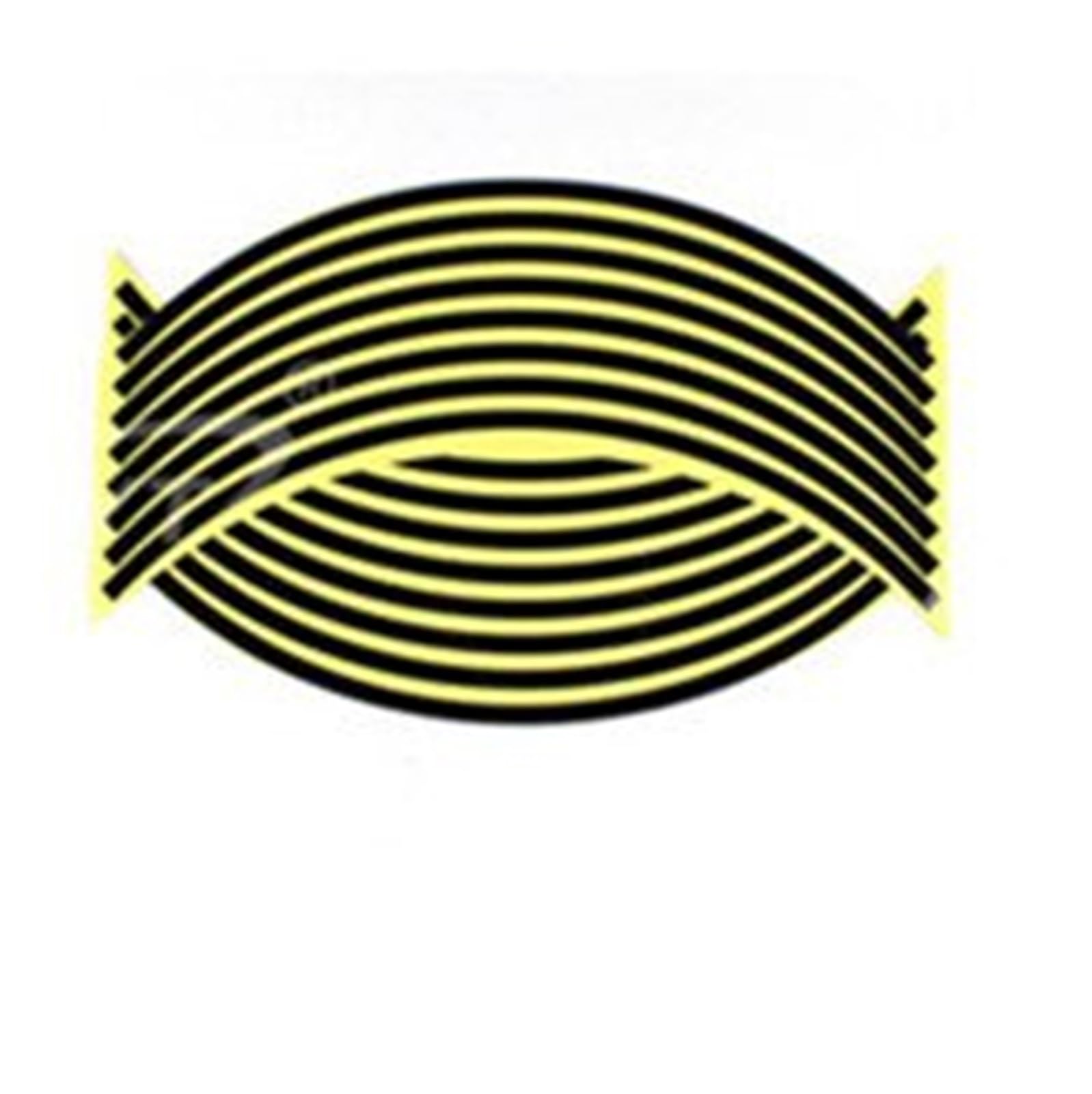 Hub Decals Rim for Z750R ZX10R ZX6R 636 for H2 for H2R for ZZR ZX1400 Motorbike Motorcycle Wheel Sticker Stripe Tape(Black)
