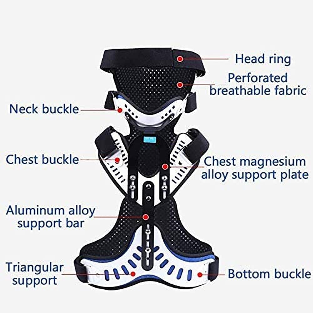 Regulowany stabilizator klatki piersiowej i szyi