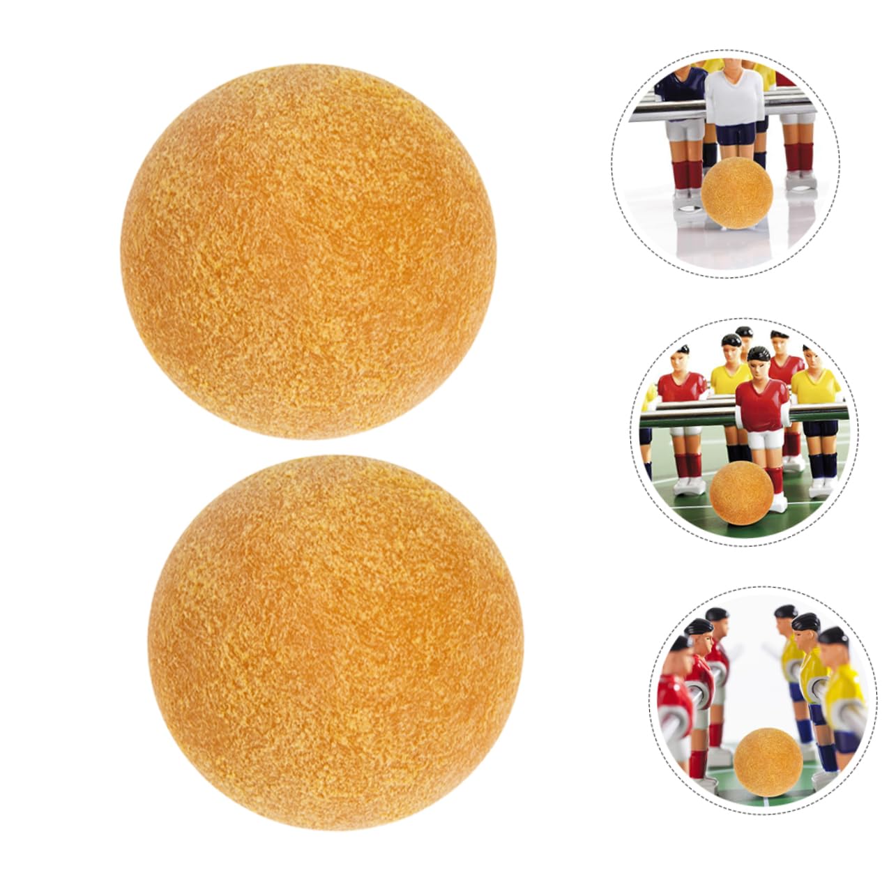 Alasum 30piezas Bolas De Futbolín Amarillas para Mesa Accesorios De Repuesto para Futbolines para Adultos Hogar y Tiendas