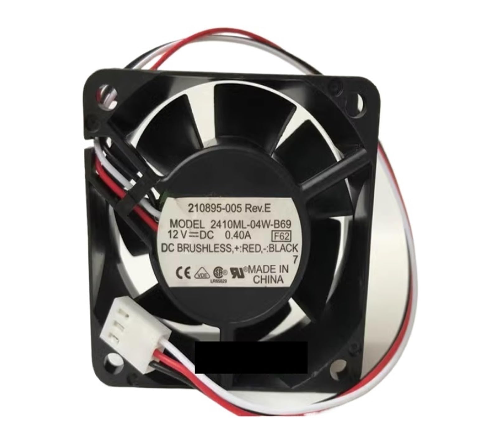 UITGVDQAT 6025 2410ML-04W-B69 DC12V 0.40A 60 * 25mm 3-wire cooling fan