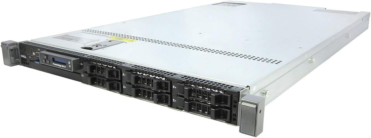 Dell PowerEdge R610 Virtualization Server with 2 x Intel X5650, 64GB DDR3, 1TB SSD, Windows Server 2016, Hyper-V Ready (Renewed)