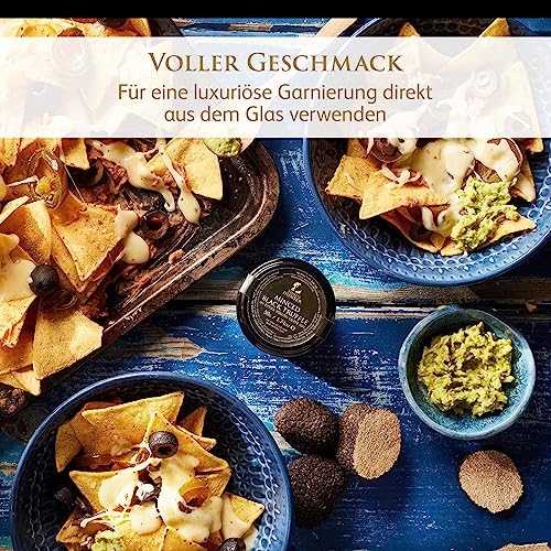 TruffleHunter – Gehackte schwarze Trüffel – Konservierte Trüffel in nativem Olivenöl extra – 50 g