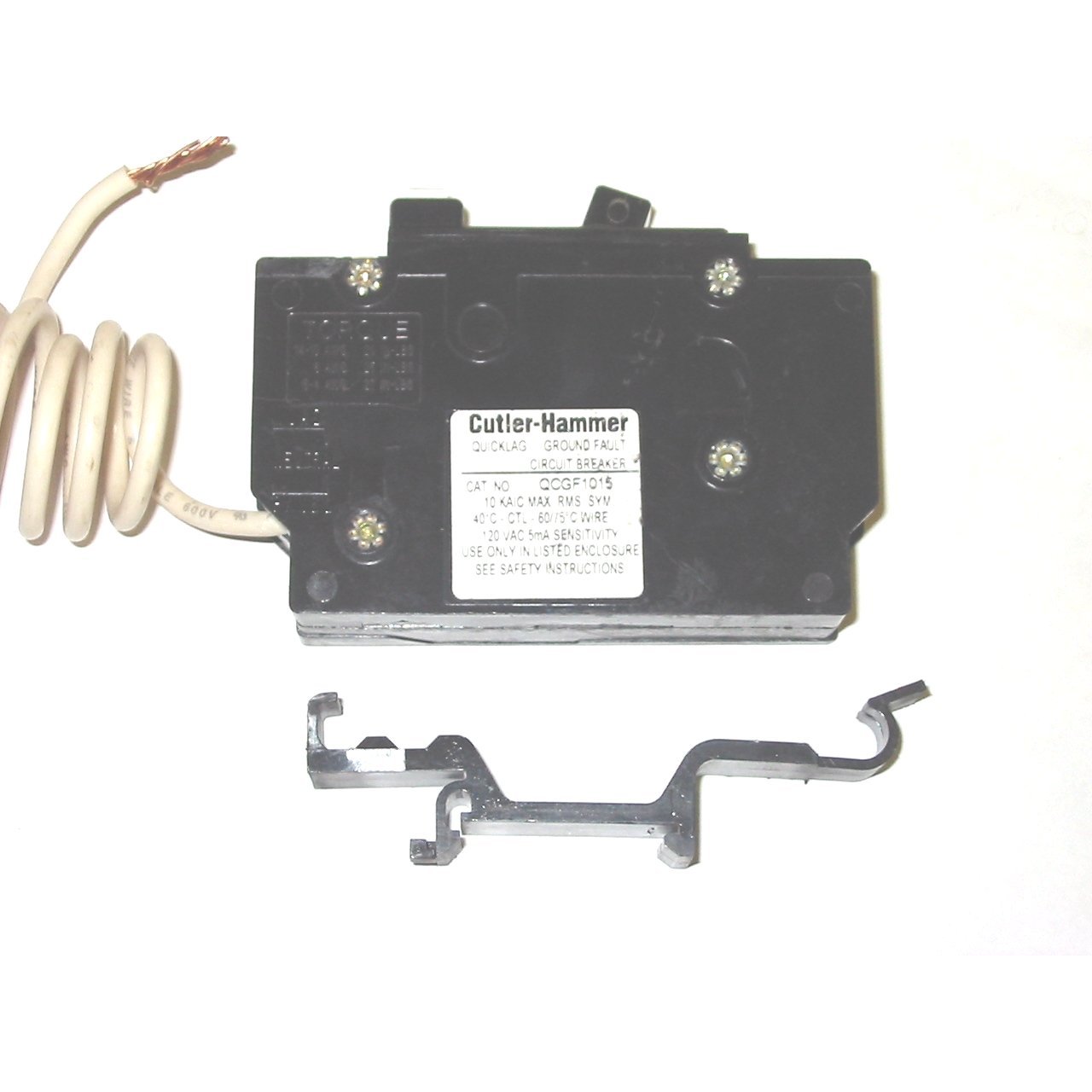 QCGF1015 CUTLER HAMMER QUICK LAG 15 AMP 1 POLE GFCI CIRCUIT BREAKER 20A