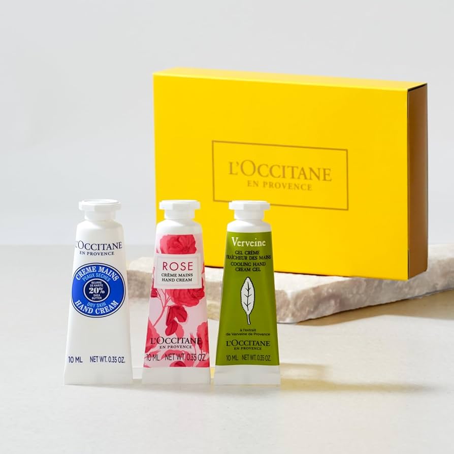 リクエスト 3点 まとめ商品 Amazon.co.jp: L'Occitane Mini Hand Cream Trio, Shea, Rose