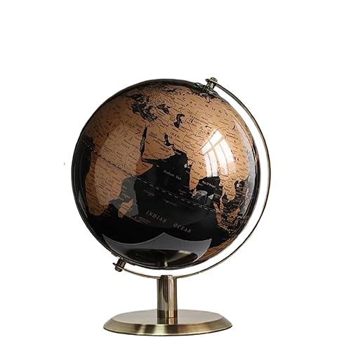 World Globe with Rotating Stainless Steel Stand for Adults -
