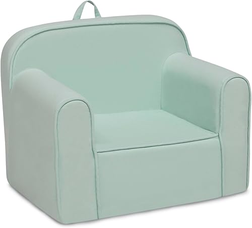 Miniatura 88 de Delta Children Cozee - Silla para niños de 18 meses en adelante, terciopelo de visón gris Terciopelo de visón gris,Azul,Gris