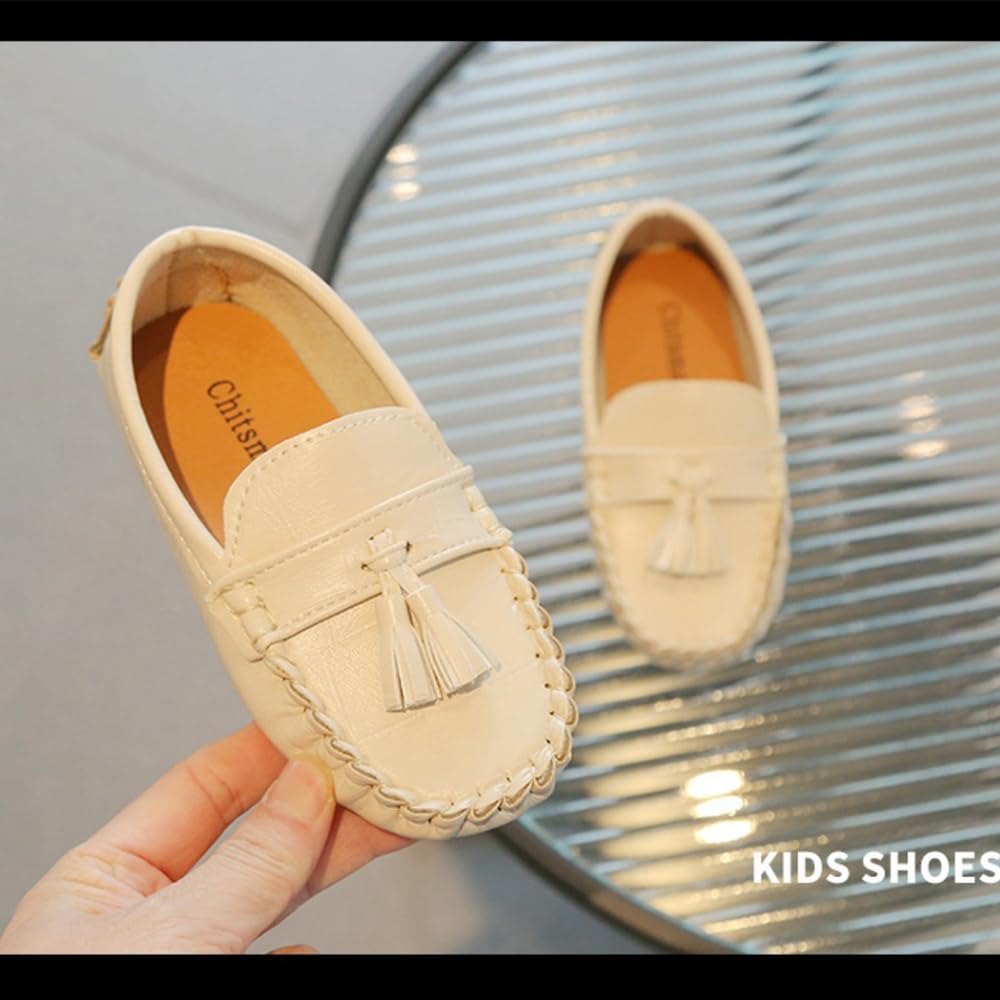 TangDao Mocassins pour Enfant Cuir Plates Loafers Sandale Antidérapant résistant odeurs