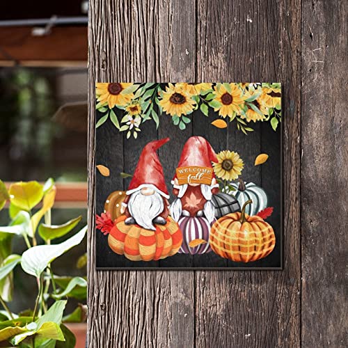 Decoration murale classique en bois Welcome Fall haut de gamme - 4