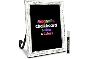Tabletop Chalkboard Easel | Portable Chalk Menu, Sign Board, Standing Chalkboard for Kitchen, Countertop, Tabletop