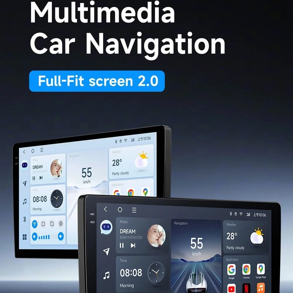 Car Stereo Carplay Radio de Coche para BMW X3 E83 2004-2012 Soporta Bluetooth, Control Volante, USB, WiFi, 4G, Mirror-Link, GPS Navegador/Radio FM, 8 Nuclear 4G+64G