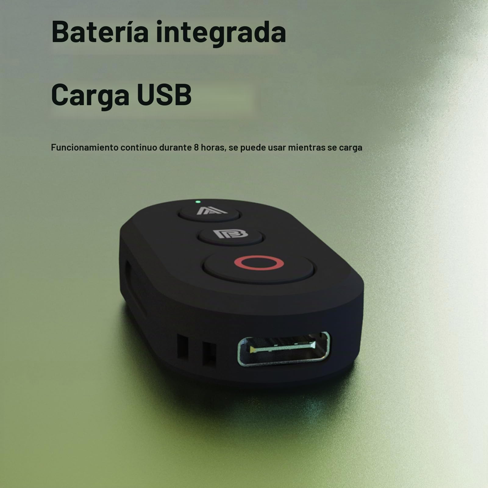 ASHATA Control Remoto para 360 X2/x3/x4/x5/go3, para GP 8-9-10-11-11-12-13 Cámaras de Acción de la Serie, Controlador de Cámara Recargable, para Video Fotográfico