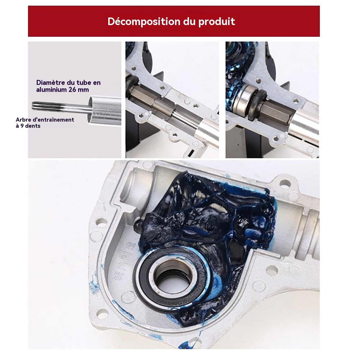 Roue De Désherbage Multifonctions Pour Herbe À 9 Dents G700 Pro, Pièces De Rechange, Gain De Temps Et D'Énergie, Désherbage, Ameublissement Du Sol Et Creusement De Fossés (Désherbage, 28cm)