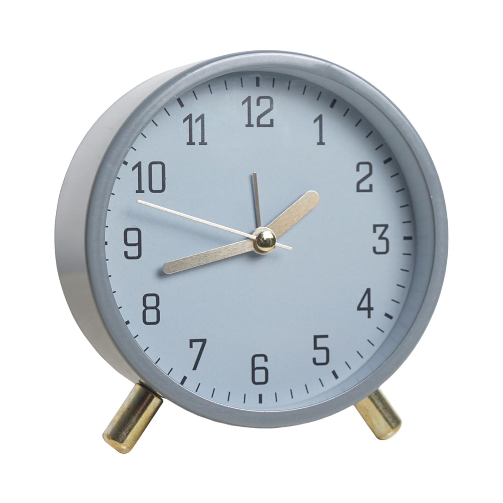 Xjdzineq Battery Operated Analog Alarm Clock with Quiet Movement and Night Light Desk for Heavy Sleepers and Bedroom Use Battery Operated
