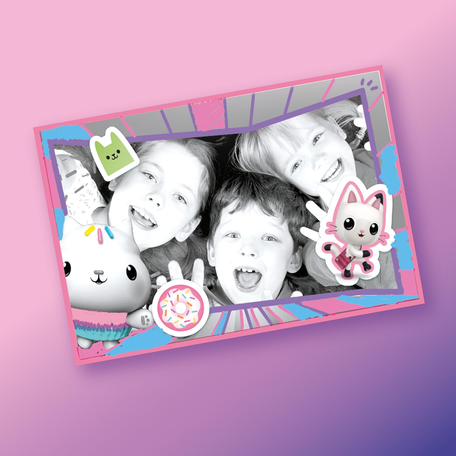 Canal Toys - Appareil Photo Numérique Instantané Enfant 4 Ans + - Design Gabby Et La Maison Magique - Impression Thermique sans Encre avec Filtres Et Cadres Inclus - Idée Cadeau Enfant - GAB 005