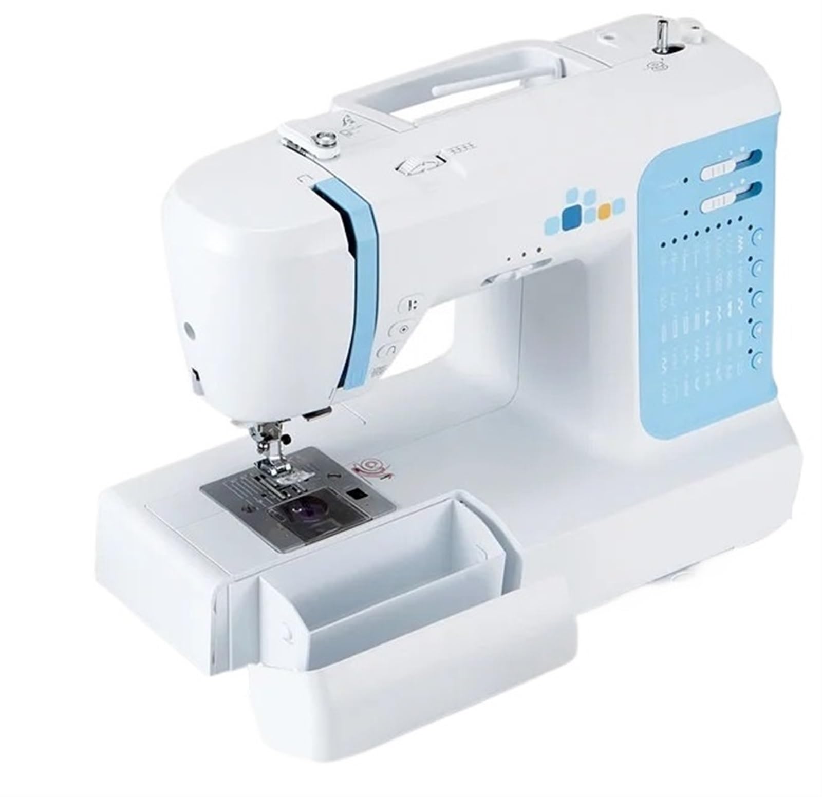 Edede One Color Sewing Machine, Fully Automatic Electric Sewing Machines Household Crafting Mending Tool Multifunctional Embroidery Machine With Presser Foot