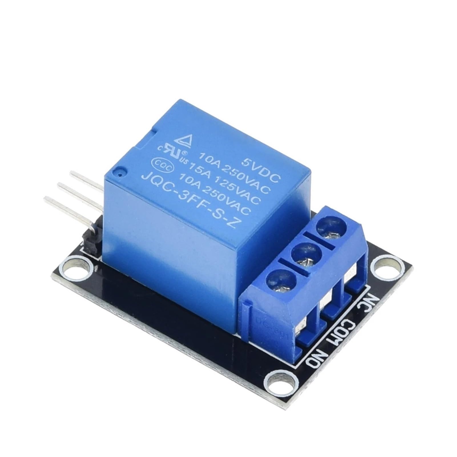 Modulo relè 1/2/5/10 pezzi 5V 1 canale con accoppiatore ottico KY-019 SRD-05VDC-SL-C con contatto NO/NC for controllo apparecchio Ardu+ino(10PCS)