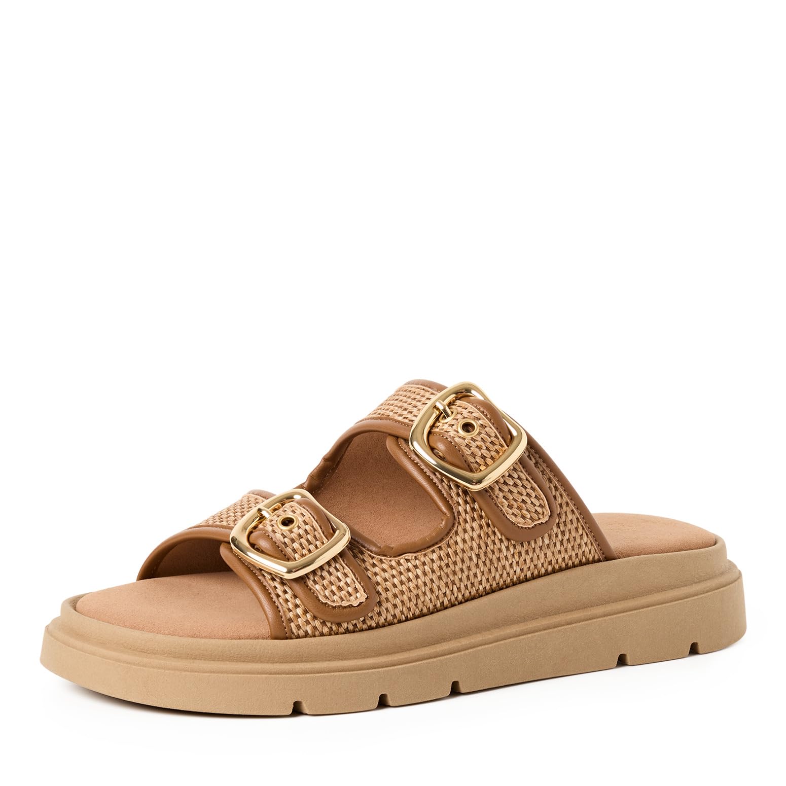 Marco Tozzi Women's Sandal Soft Feel Me Footbed Summery, Beige (Nature Comb), 6 UK