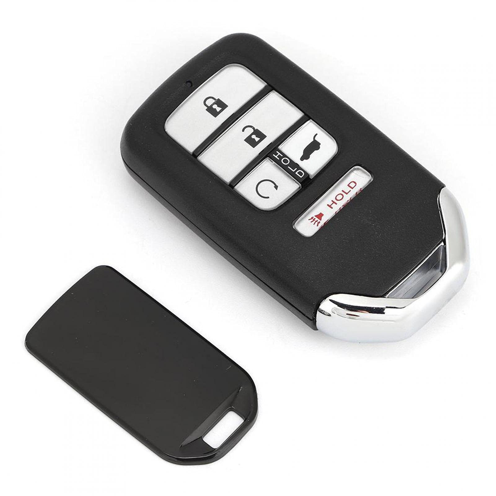Chiave wireless per auto, chiave telecomando per auto a 4 pulsanti 433MHz 47 chip adatta per CR-V/Civic/Pilot SUV KR5V2X