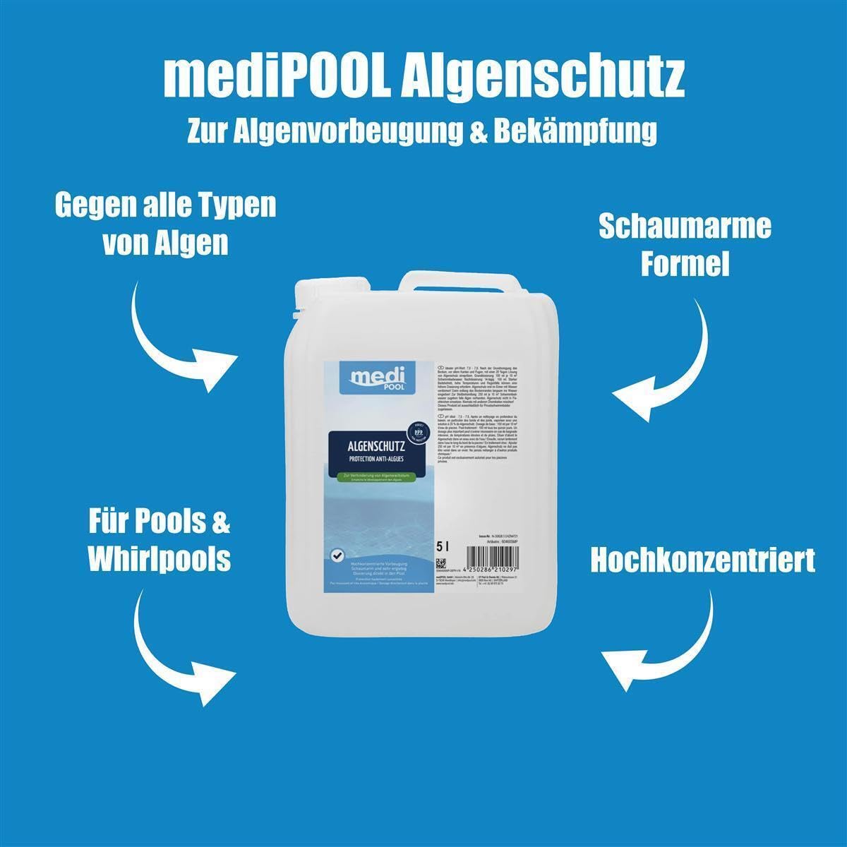 mediPOOL Algenschutz 5 L