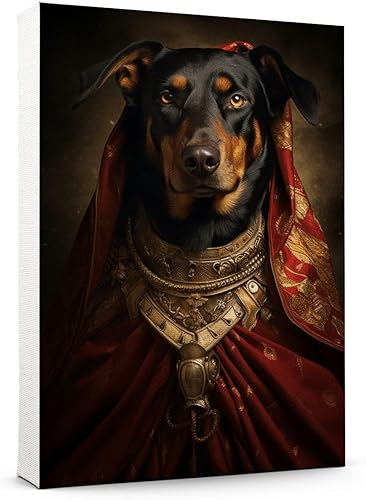 Miniatura 407 de Thuan Chow Chow Retrato de mascota con disfraz real de perro en un disfraz retrato de perro con vestimenta Retrato medieval de mascota retrato