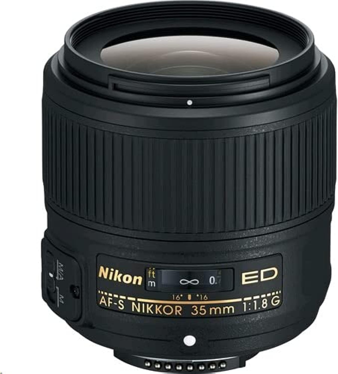 Af-S Nikkor 35 mm F/1.8G Ed Fx Lens, Black
