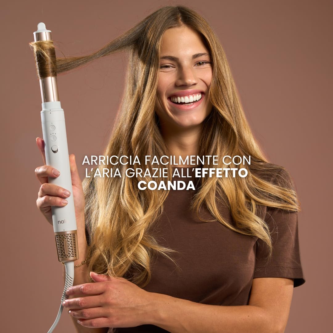 Nala Shape - Styler ad aria 5 in 1 - asciugacapelli, barrel coanda, spazzola ovale, spazzola rotonda, spazzola lisciante