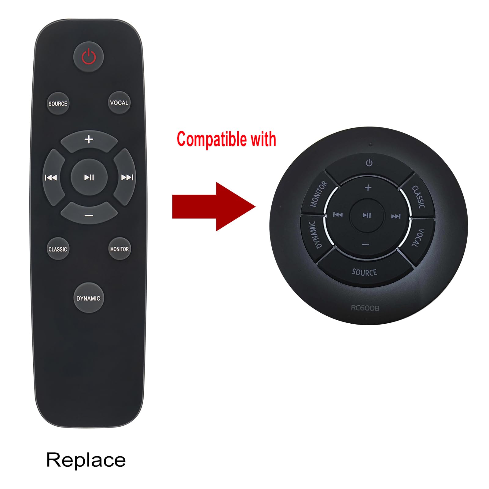 Amazon.co.jp: RC600B交換用リモコン。Edifier S880DBブックシェルフ