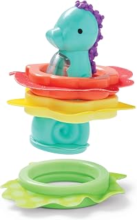 Ocean Waves Press & Stack Seahorse Stacking Sensory Toy