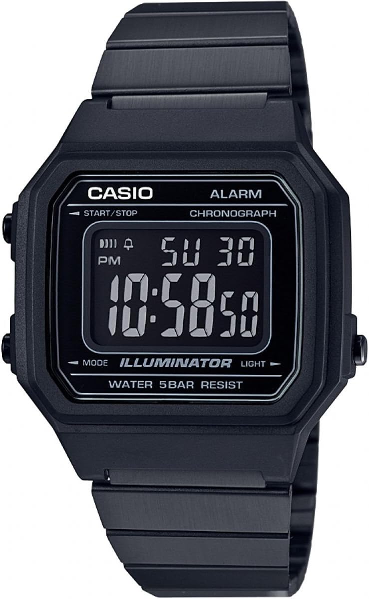 Men's Black Dial Resin Digital Watch - B650WB-1BDF