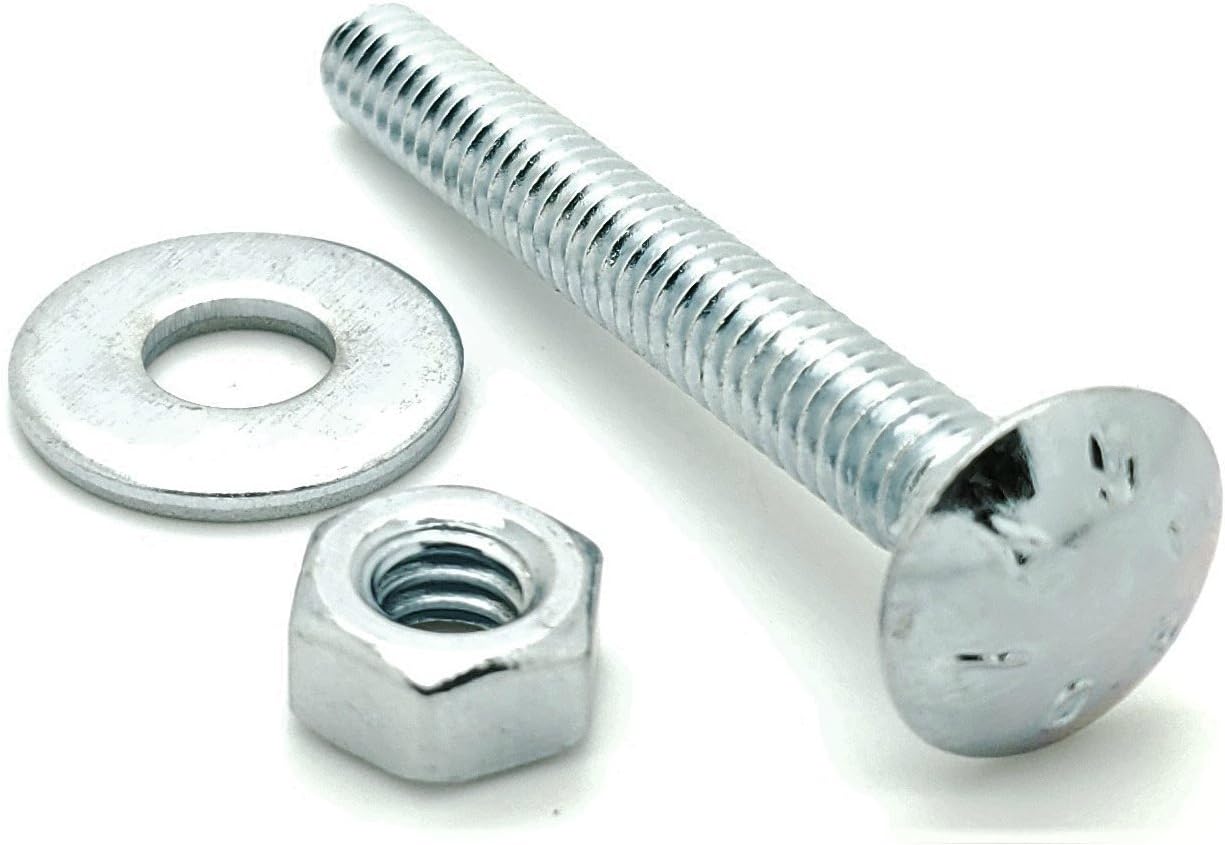 Exсluѕіvе Dіѕсоunt 90% Prісе SNUG Fasteners (SNG284) 100 Qty 1/4-20 x 2 Long Carriage Bolts Set w/Nuts & Washers Exсluѕіvе Dіѕсоunt 90% Prісе SNUG Fasteners (SNG284) 100 Qty 1/4-20 x 2 Long Carriage Bolts Set w/Nuts & Washers