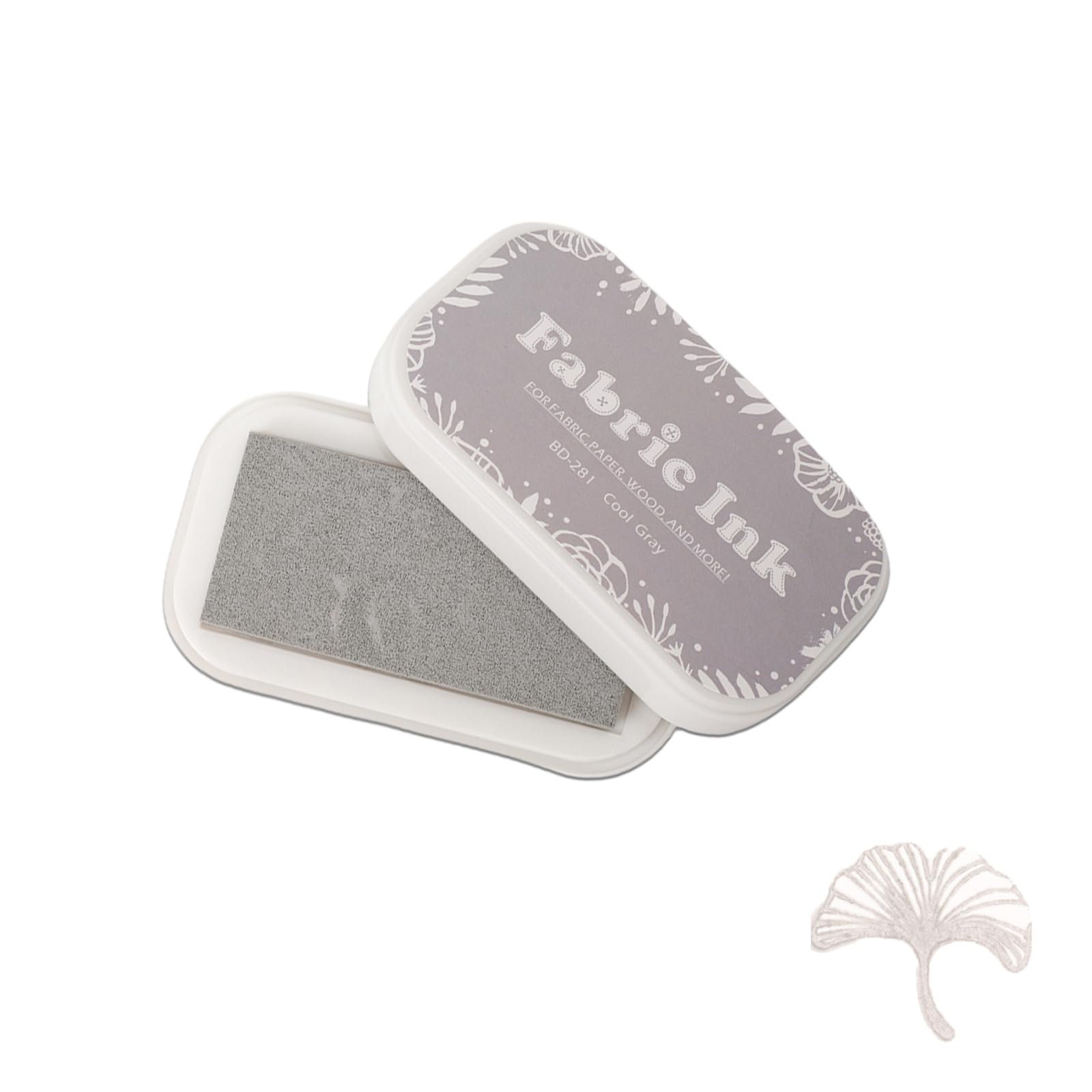 Sicheii Ink Pads for Rubber Stamps Stamp Pad for Fabric Wood Paper Stamping Washable Fingerprint Thumbprint Ink Pad