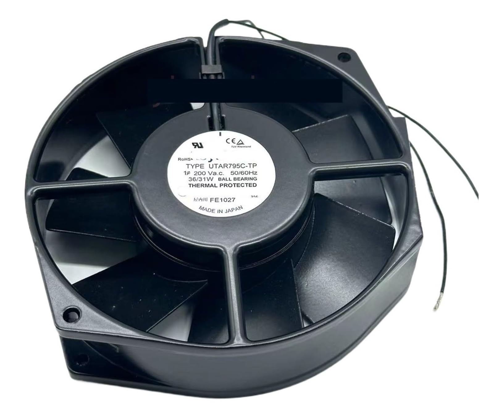 YMUGUEGH Fan UTAR795C-TP AC 200V 36/31W 172x151x38mm 2-Wire Cooling Fan