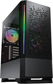 COUGAR MX430 Air RGB Black Mid Tower Case (M-ITX/M-ATX/ATX) (CGR-51C6B-AIR-RGB)