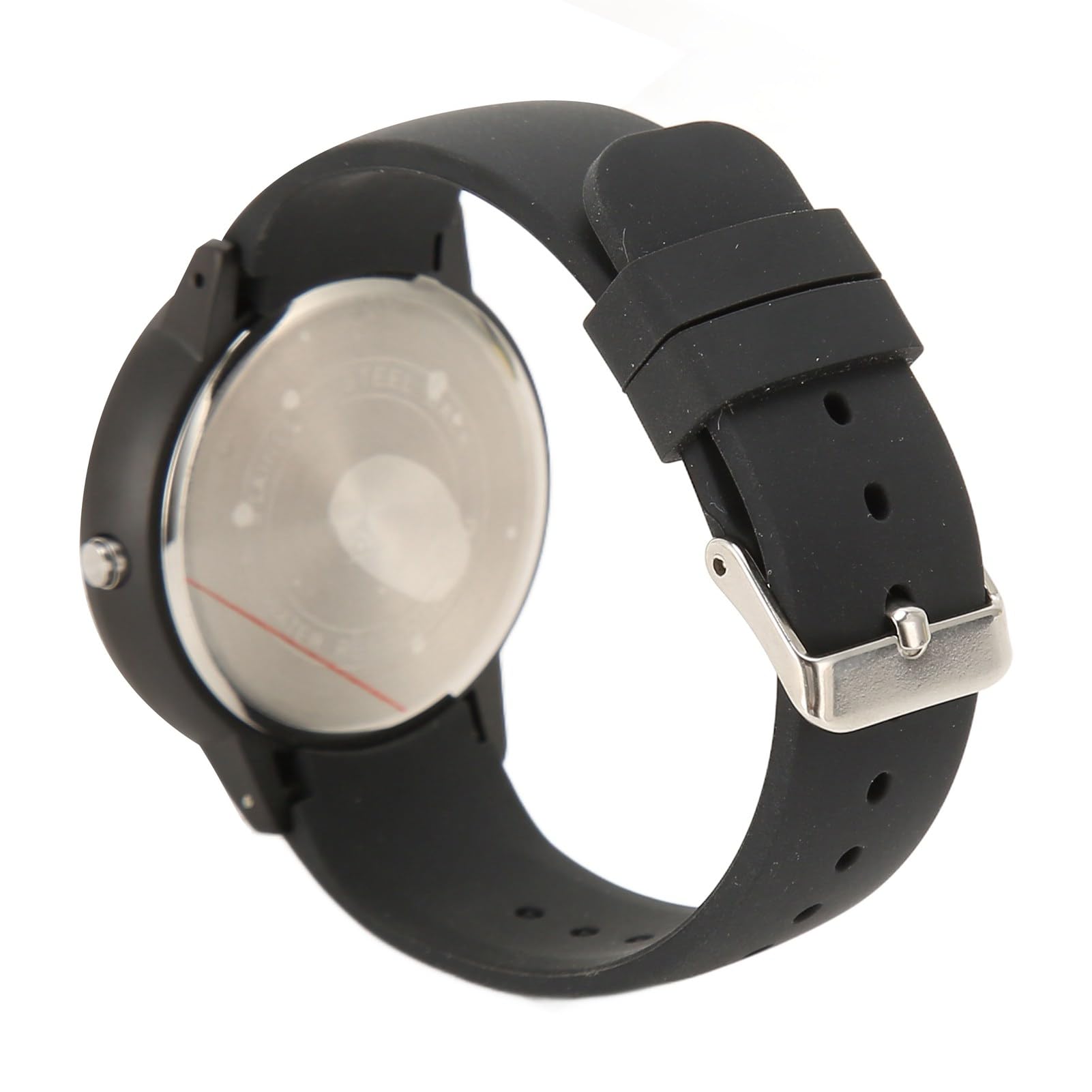 LJCM Reloj, Pantalla a Color Redonda Retroiluminada a Prueba de Golpes Simple 12 24 Horas de Conmutación SHO Hombres Reloj Digital para el Trabajo (Talla Grande)