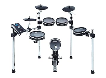 Alesis Command Mesh Kit | Electronic Drum Kit with Mesh Heads, 600+ Sounds, Kits & Play Along Tracks, Custom Sample Loading and USB/MIDI Connectivity